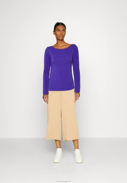 naiset 2 kpl pitkähihainen toppi sininen/musta Anna Field V2HT592