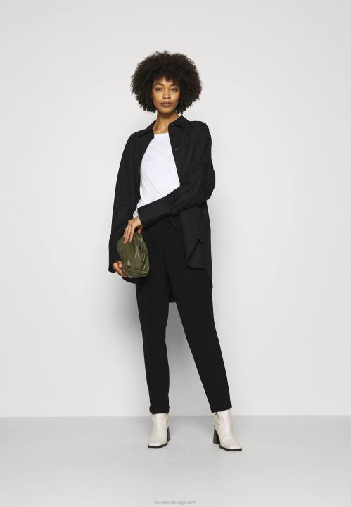 naiset 2 kpl pitkähihainen toppi valkoinen/musta Anna Field V2HT519