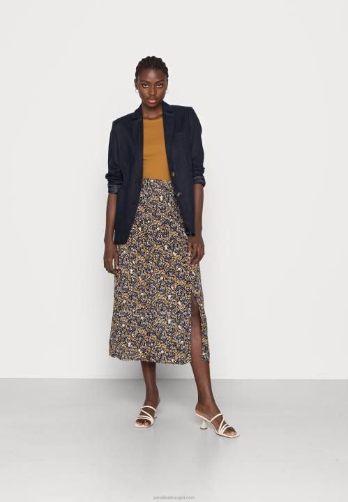 naiset 2 kpl toppi musta/khaki Anna Field V2HT401