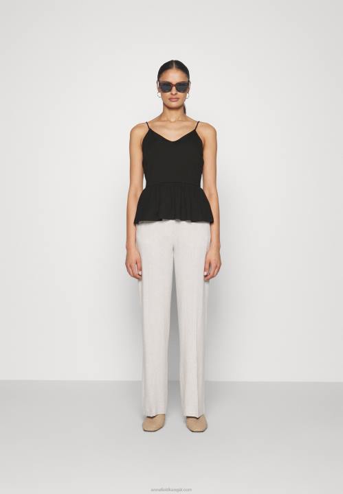 naiset 2 kpl toppi musta/valkoinen Anna Field V2HT427