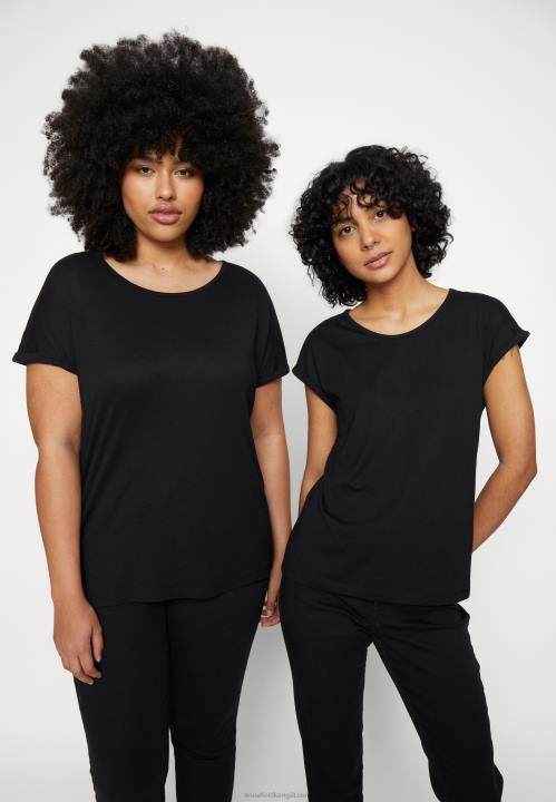 naiset 3 kpl printtipaita vaaleansininen/valkoinen/musta Anna Field V2HT263