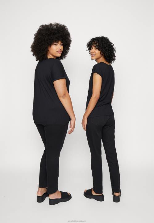 naiset 3 kpl printtipaita vaaleansininen/valkoinen/musta Anna Field V2HT263