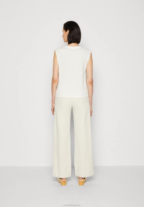 naiset perus t-paita luonnonvalkoinen Anna Field V2HT343