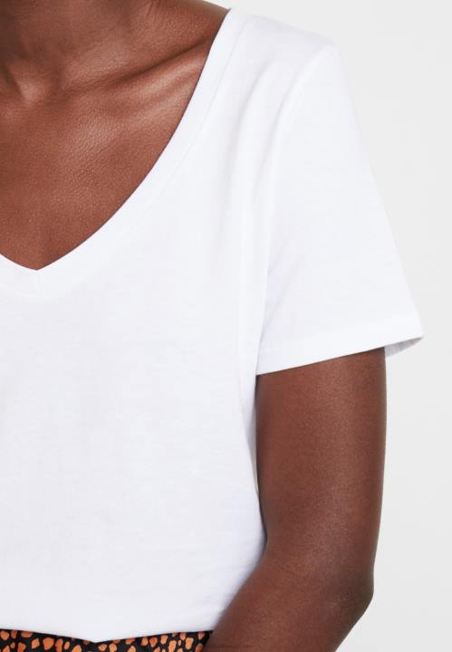 naiset perus t-paita valkoinen Anna Field V2HT247