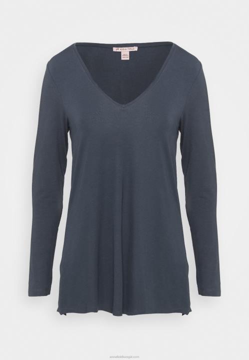 naiset pitkähihainen toppi antrasiittia Anna Field V2HT595