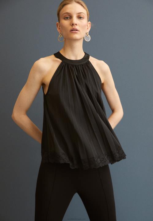 naiset toppi musta Anna Field V2HT457