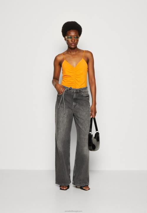 naiset toppi musta/oranssi Anna Field V2HT454