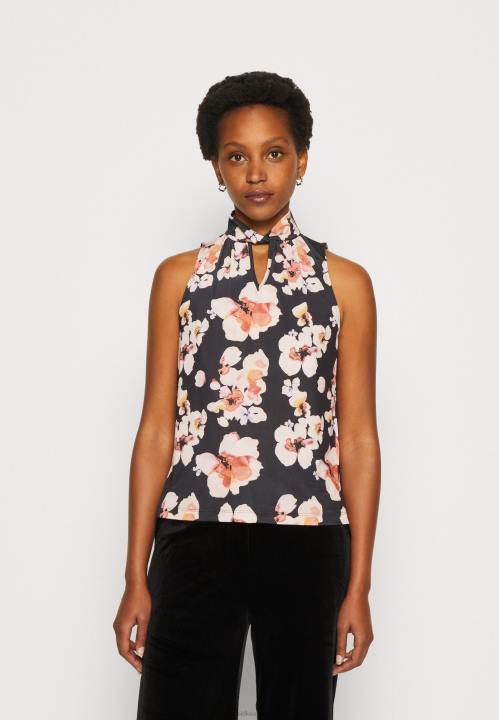 naiset toppi musta/vaaleanpunainen Anna Field V2HT428