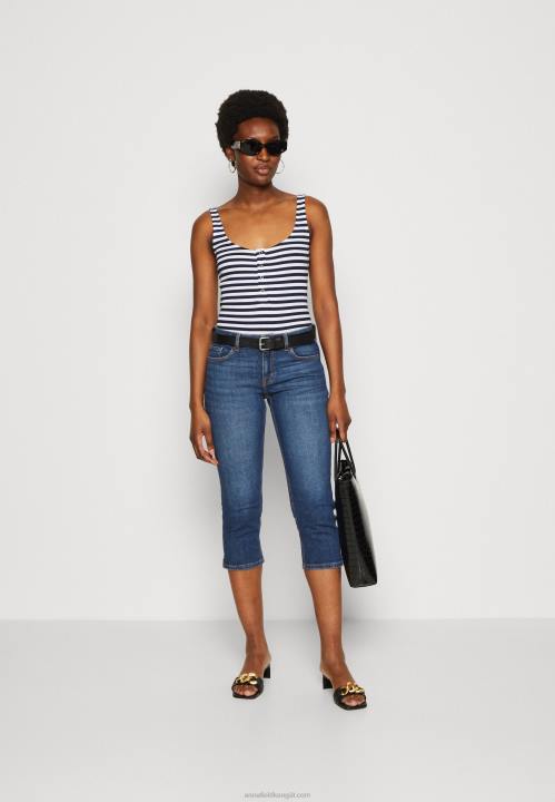 naiset yläosa valkoinen/sininen Anna Field V2HT467