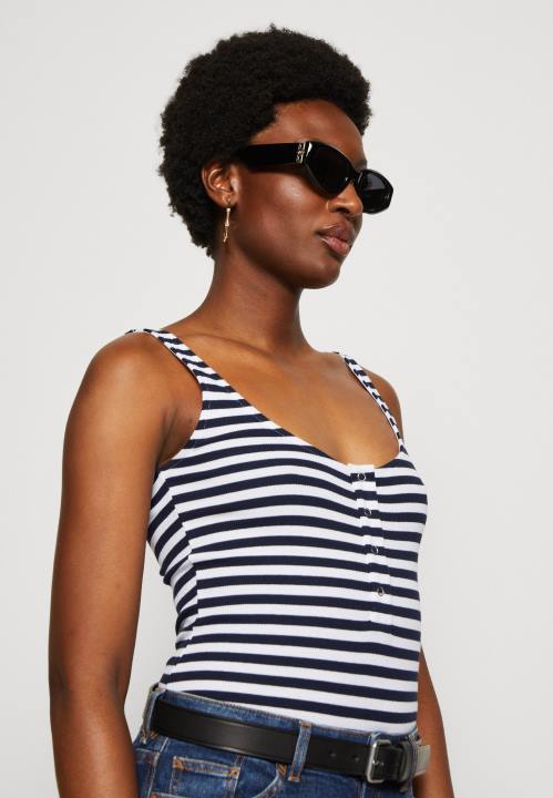 naiset yläosa valkoinen/sininen Anna Field V2HT467