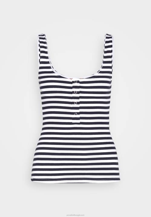 naiset yläosa valkoinen/sininen Anna Field V2HT467