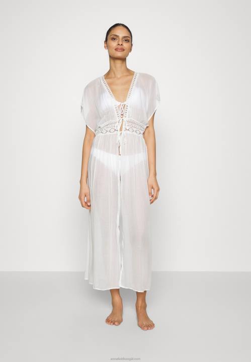 naiset kirjailtu kansi up 802 musta rantatarvike 001 valkoinen Anna Field V2HT741