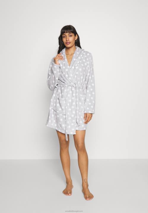 naiset aamutakki harmaa/valkoinen Anna Field V2HT1093