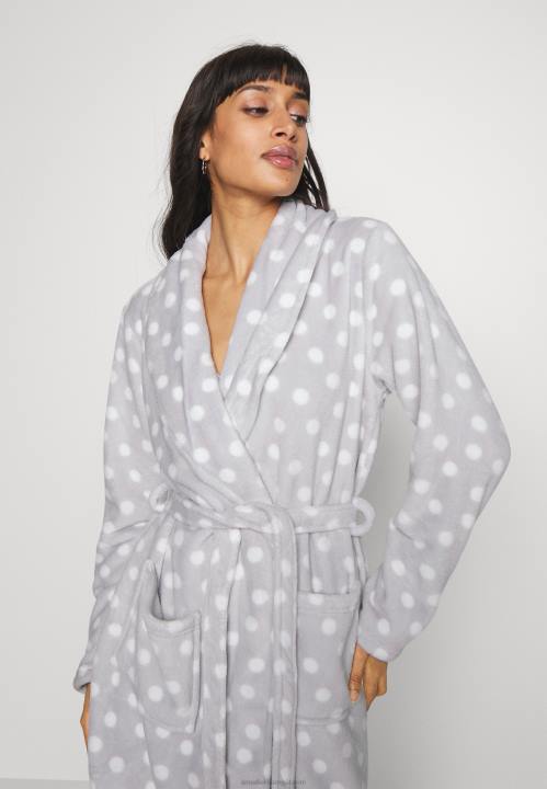 naiset aamutakki harmaa/valkoinen Anna Field V2HT1093