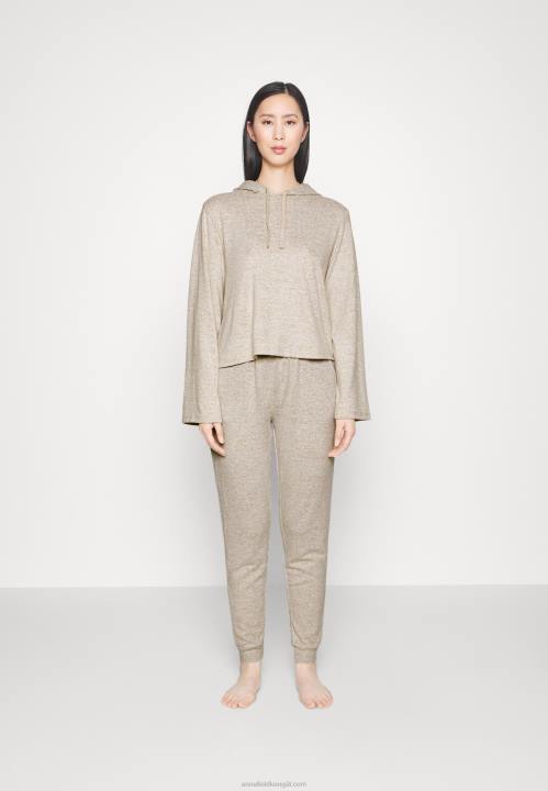 naiset pyjamasetti ruskea Anna Field V2HT1067